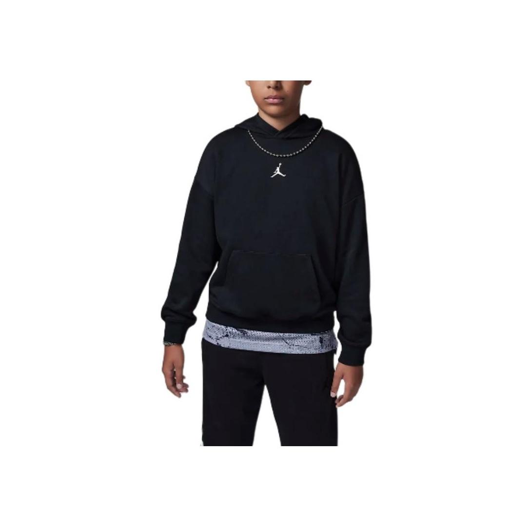 

Jordan MJ MVP Statement Knit Pullover Hoodie Детские толстовки с капюшоном черного цвета HQ8705-010 L