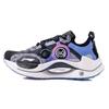 Li Ning Shadow CRC Cushioning Slip Resistant Abrasion Resistant Balance Low Top Running Shoes Men's Black Purple ARHR087-1