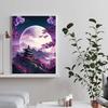 Diamond Embroidery Moon Landscape Needlework Mosaic Tree Flower Painting Night Cross Stitch Home Decor