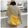 Large Capacity Students Canvas Shoulder Bags Female Handbags Korean Satchel Cotton Cloth Crossbody Bag Womenschool Bag