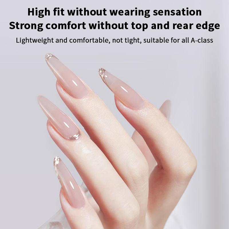 Quick Drying Solid Nail Glue With Remover For Press On Nails Tips No Need For Uv Lamp Long Lasting Fake Nails Glue