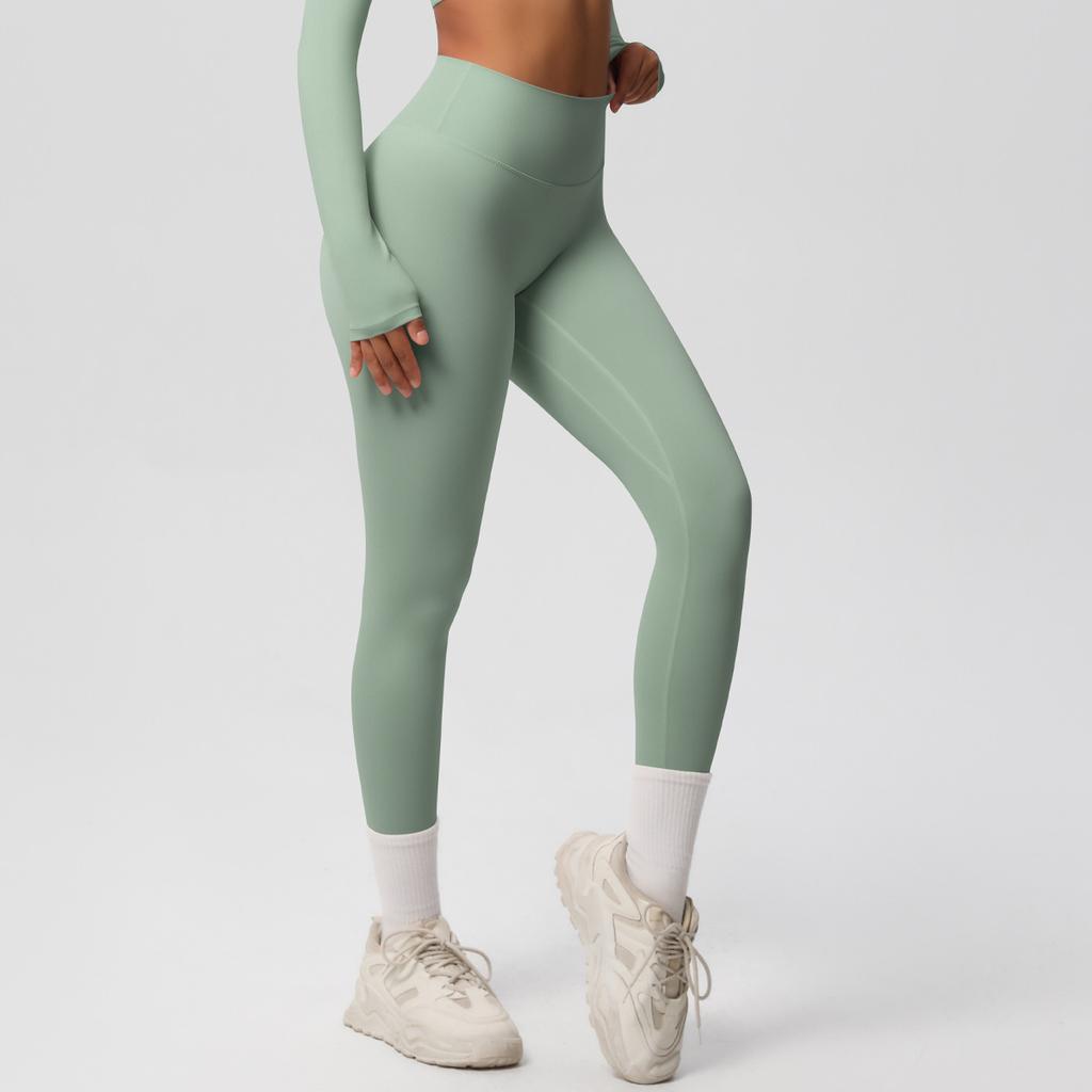 High Waisted Brushed Yoga Pants With Cloud Like Feel, Outdoor Sports Tight Pants, Quick Drying Breathable Running And Fitness Pants For Women