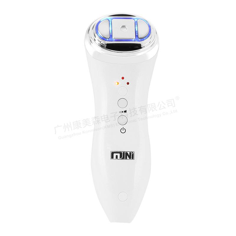 Compact Ultrasonic Home Facial Skincare Device with Radio Frequency Technology