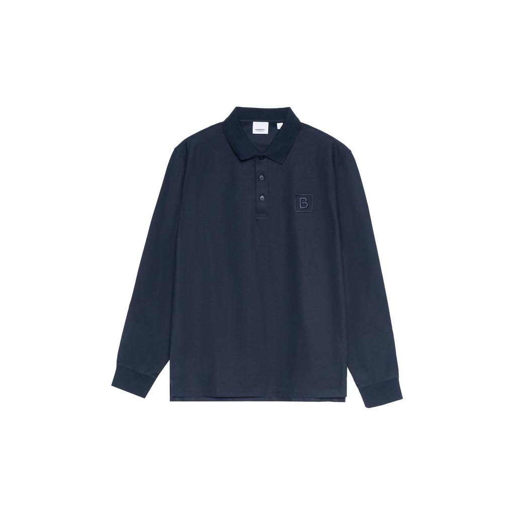 Burberry FW22 Polo Shirt Men's Navy Blue 80530631
