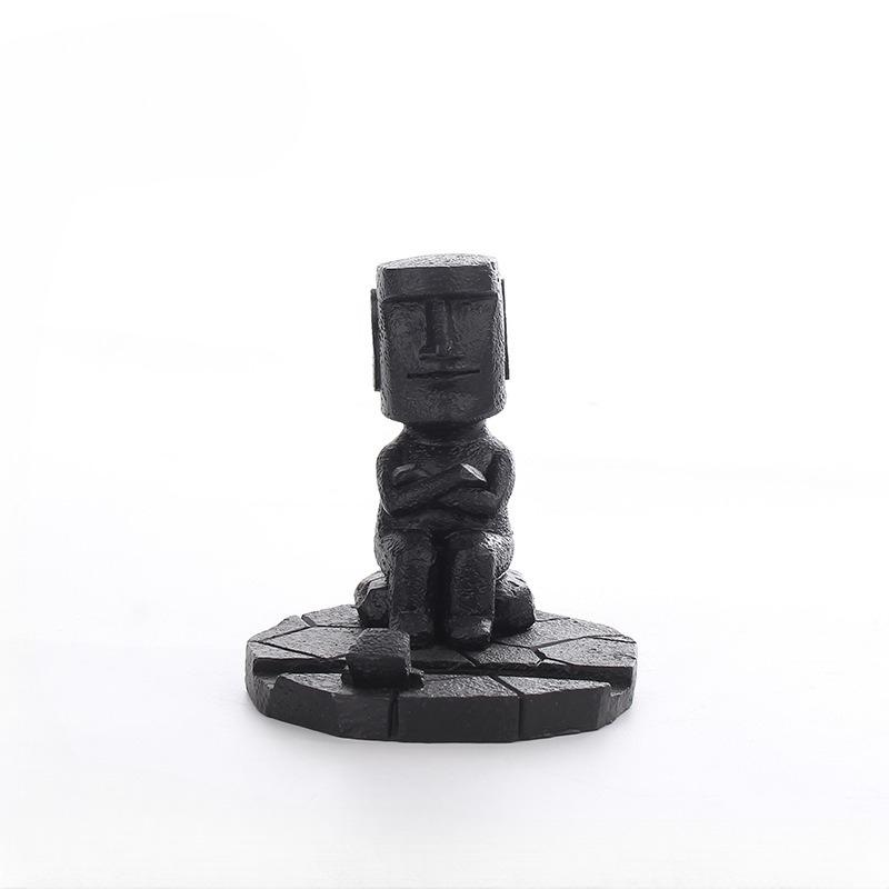 Reunion Island Stone Statue Figurines, TV Cabinet, Home Decoration, Living Room Creativity, Resin Handicrafts