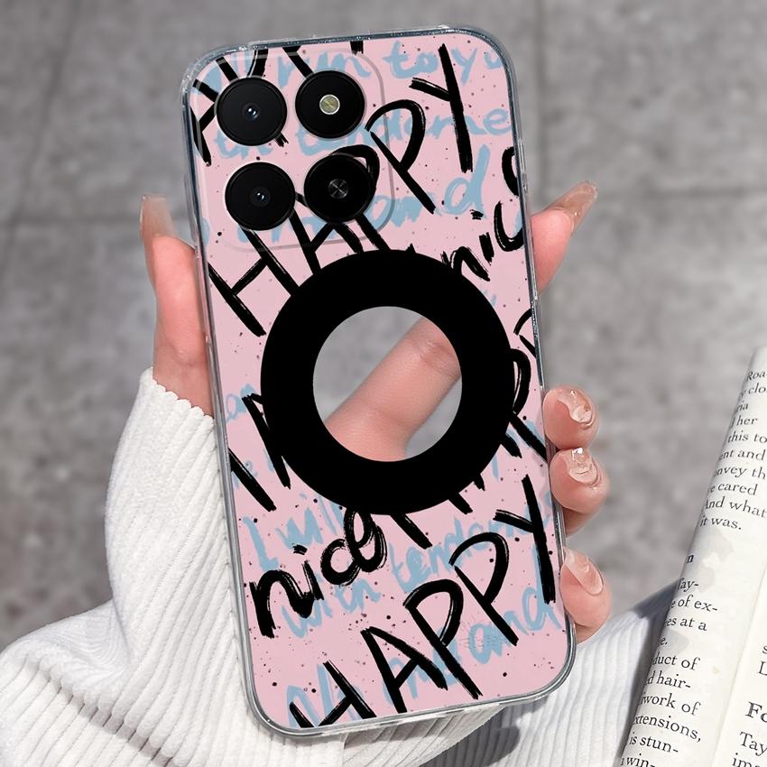 

Чехлы для Honor X5b X5 X6 X6a X6b X7a X7d X8 X8a X8b X8c Play5 7T Чехлы для телефонов Фантазийная бабочка Прозрачный силиконовый противоскользящий чехол для корпуса Honor Honor Play 7T 5G