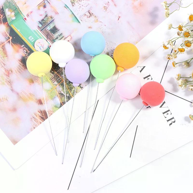8pcs/set 1/12 Dollhouse Miniature Colorful Balloons Doll House Decor Toy
