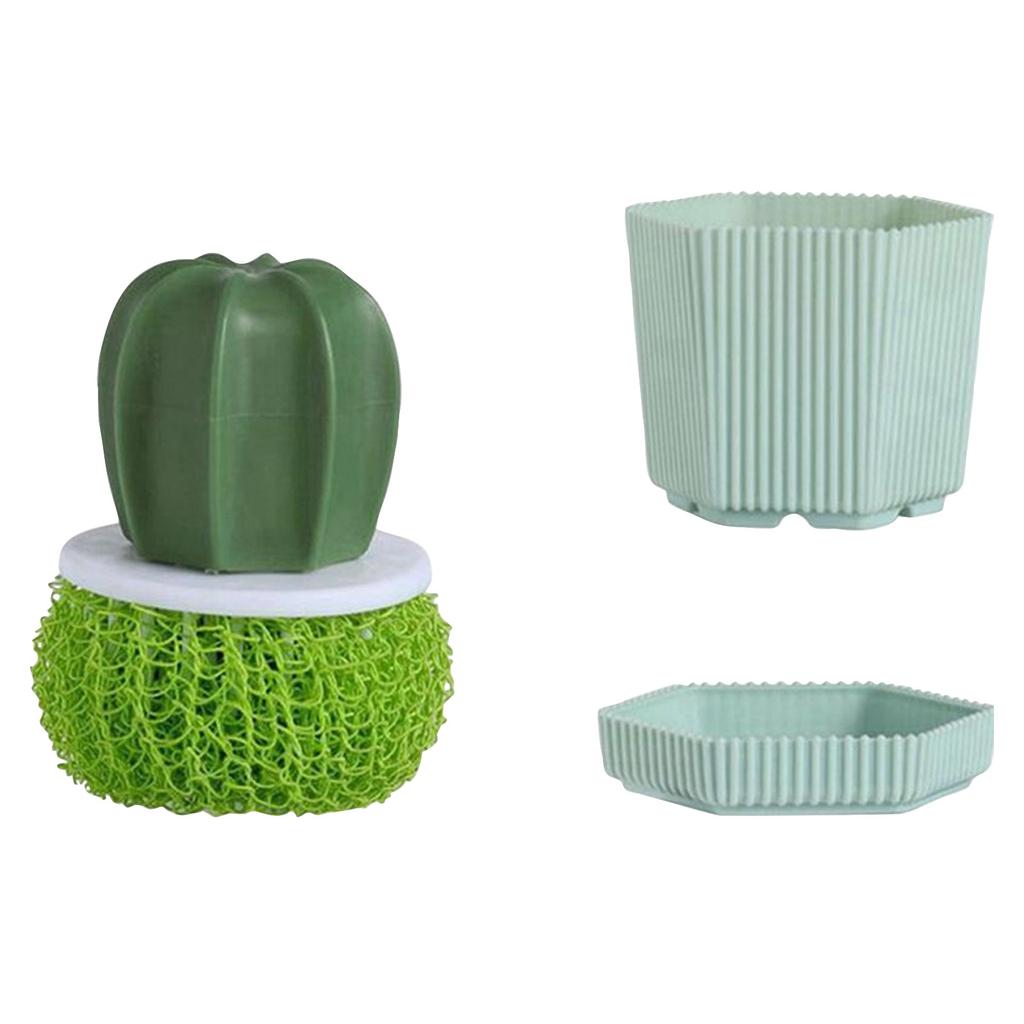 Comfort Grip Soap Dispensing Kitchen Scrub Soap Dispensing Dish Brush