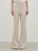 NOUVE Tailored Bootcut Slacks - Beige