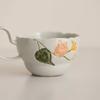Jingdezhen hand-painted retro French-style mug, beautiful irregular-shaped ceramic cup, girls' gift, household cup