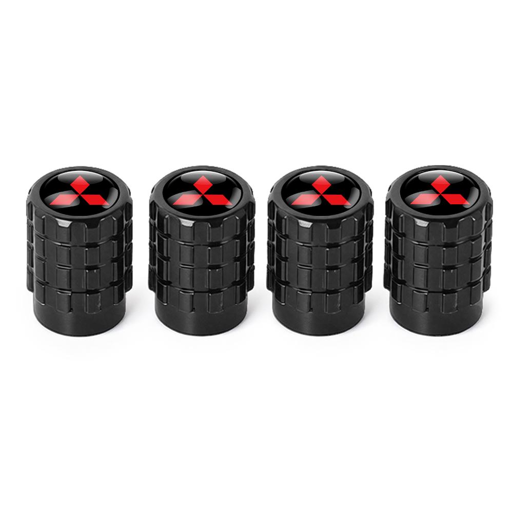 

Car Metal Wheel Tire Air Valve Dust Caps Accessories With Logo For MITSUBISHI Lancer EX Competition Outlander ASX Competition