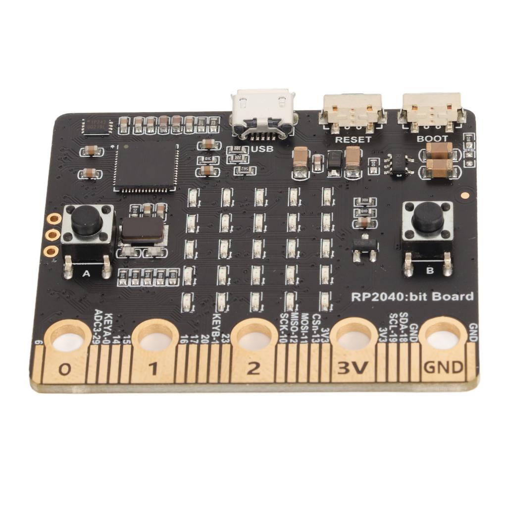 RP2040 Micro Bit Development Board for Raspberry PICO with LED Light for Programming Computer Game Robot Control