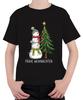 Merry Christmas Snowmen Xmas Tree Cute Kids Unisex Childrens T-Sh