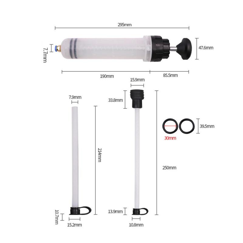 200cc 500cc 1500cc Fuel Transfer Filling Syringe Injecting Pump Suction Vacuum Brake Liquid Manual Car Oil Fluid Extractor