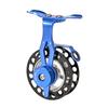 Left-Handed Ice Fishing Reel Full Metal Skeleton Aluminium 39g Lightweight with Unloading Force Adjustment for Ice Fishing Enthusiasts
