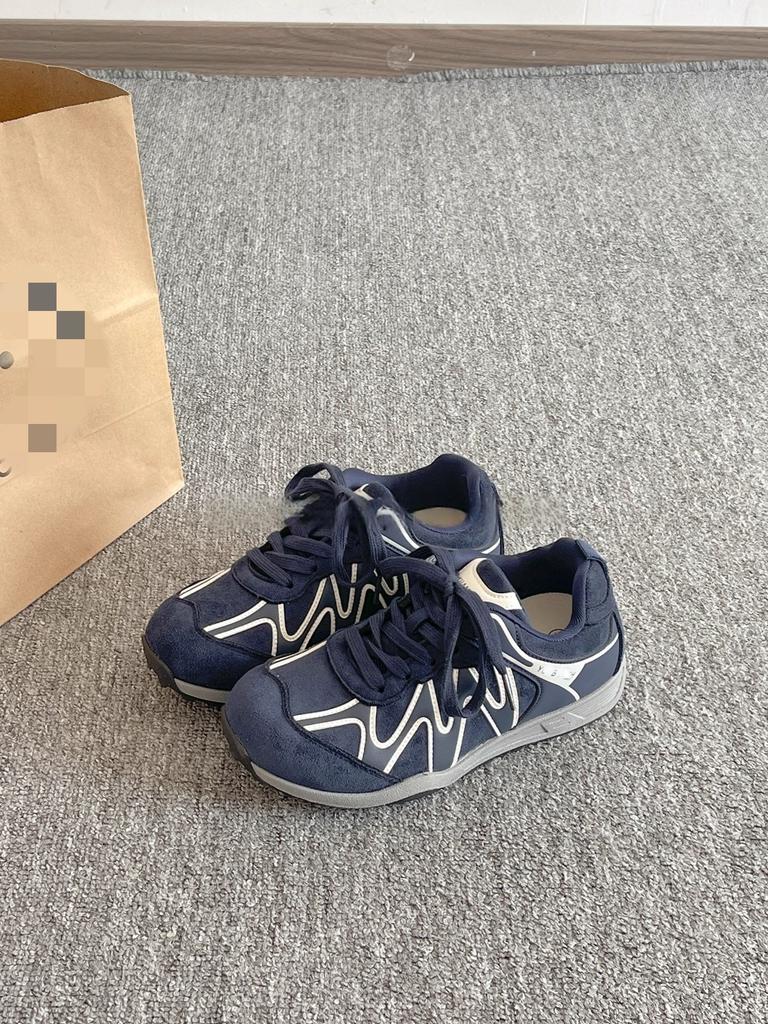 Retro shoes board shoes women's autumn new platform white shoes casual shoes trendy women