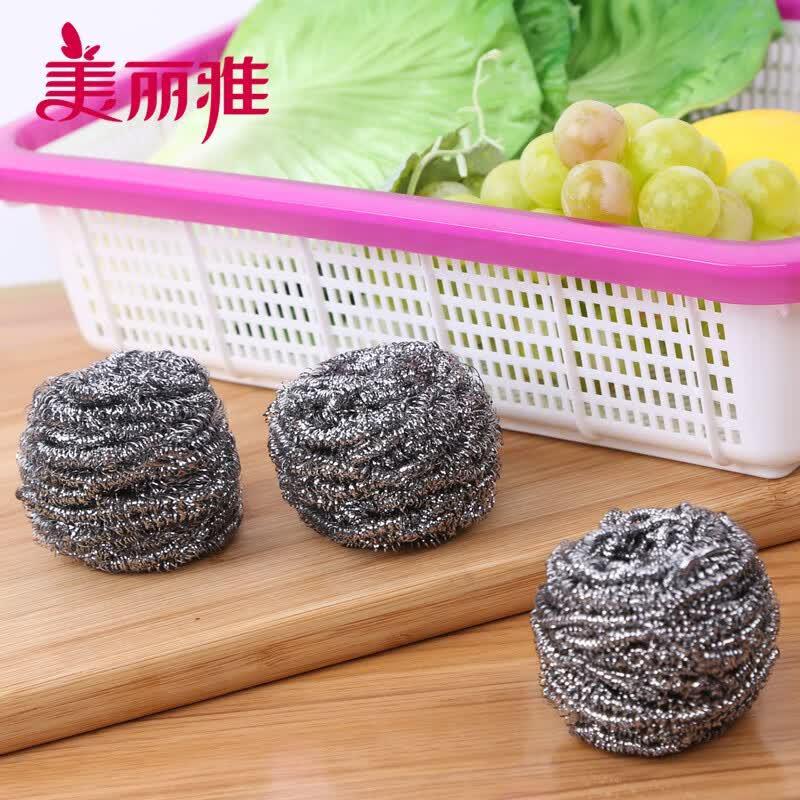 Heavy-Duty Stainless Steel Scouring Pads