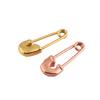 Rose Gold Metal Safety Pin Brooch Ornaments for Matching Accessories and Bags