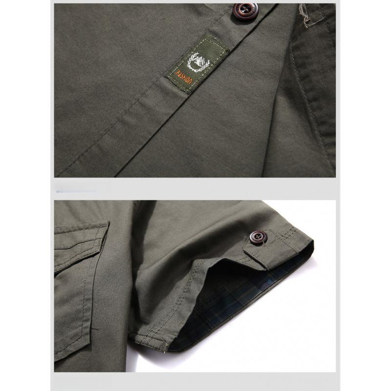 Men'S Short-Sleeve Shirt Summer Workwear Loose Fit Large Size Men'S Casual Shirt Half-Sleeve Shirt Outdoor Top