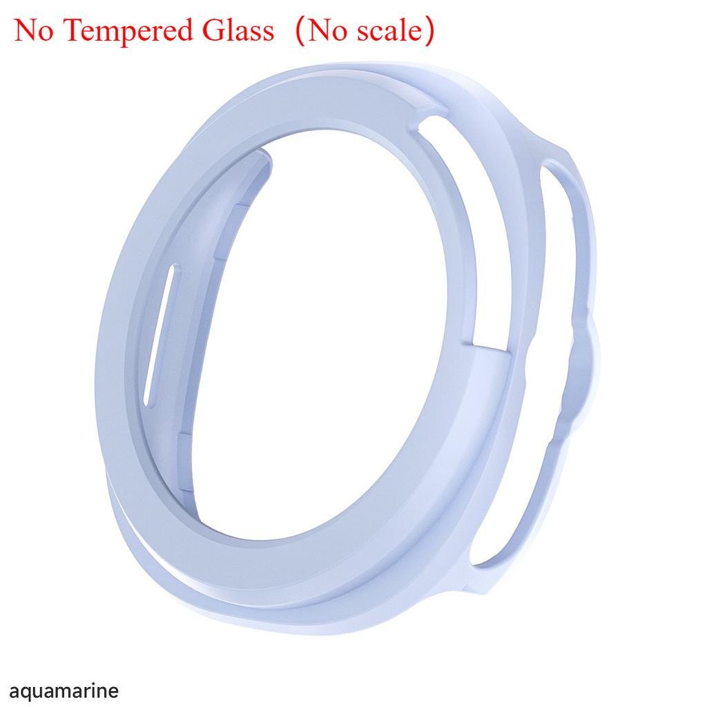 Protector Case For Samsung Galaxy Watch 8 Classic PC Hollowed Cover Protective Bumper Shell Tempered Glass Screen Accessories