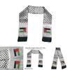 Stylish Palestinian Flag Scarf 14*130cm Length High-quality Polyester