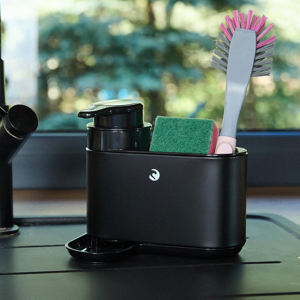 DISPYN Black Matte Dishwashing Liquid Dispenser