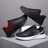 Fashion Thick Soled Black Running Shoes Men Waterproof Athletic Sneakers Men Wear-resistant Non Slip Walking Sport Shoes Comfortable Men