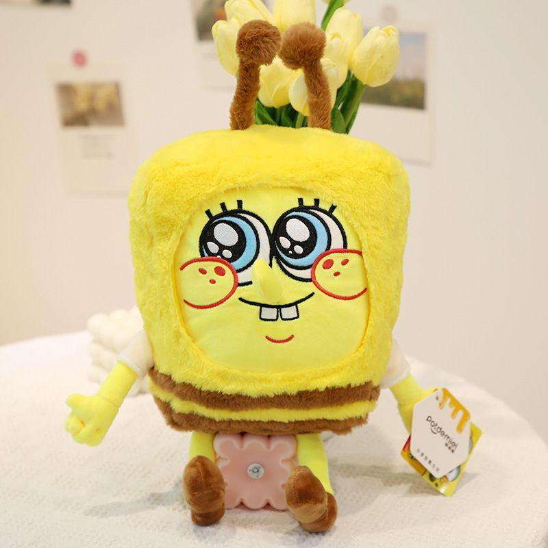 Adorable Spongebob Squarepants Anime Plush Toy Soft Skin-friendly