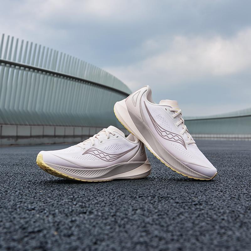 SAUCONY Mirage Flow Low Top Lightweight Training Cushioning Running Shoes Men Running Shoes Beige Coffee S28214-3