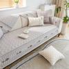 Four Seasons Universal Washed Cotton Color Style Sofa Cushion Modern Simple Non-Slip Sofa Cushion Towel
