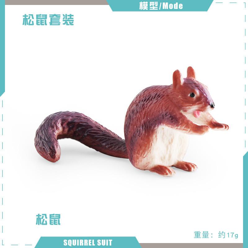 Realistic Miniature Squirrel Model For Desktop Decoration Perfect For Nature Lovers
