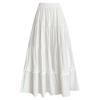 Women's Retro High-Waist A-Line Midi Skirt - Summer Slimming, Versatile, and Casual