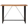Vidaxl Stolik Barowy, 150X70X107 Cm, Lite Drewno Akacjowe I Żelazo