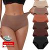 Leak-Proof High-Waisted Breathable Menstrual Underwear, Multi-color, Women's Period Panties 9033