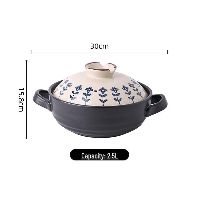 Handun Ceramic Casserole Soup Pot