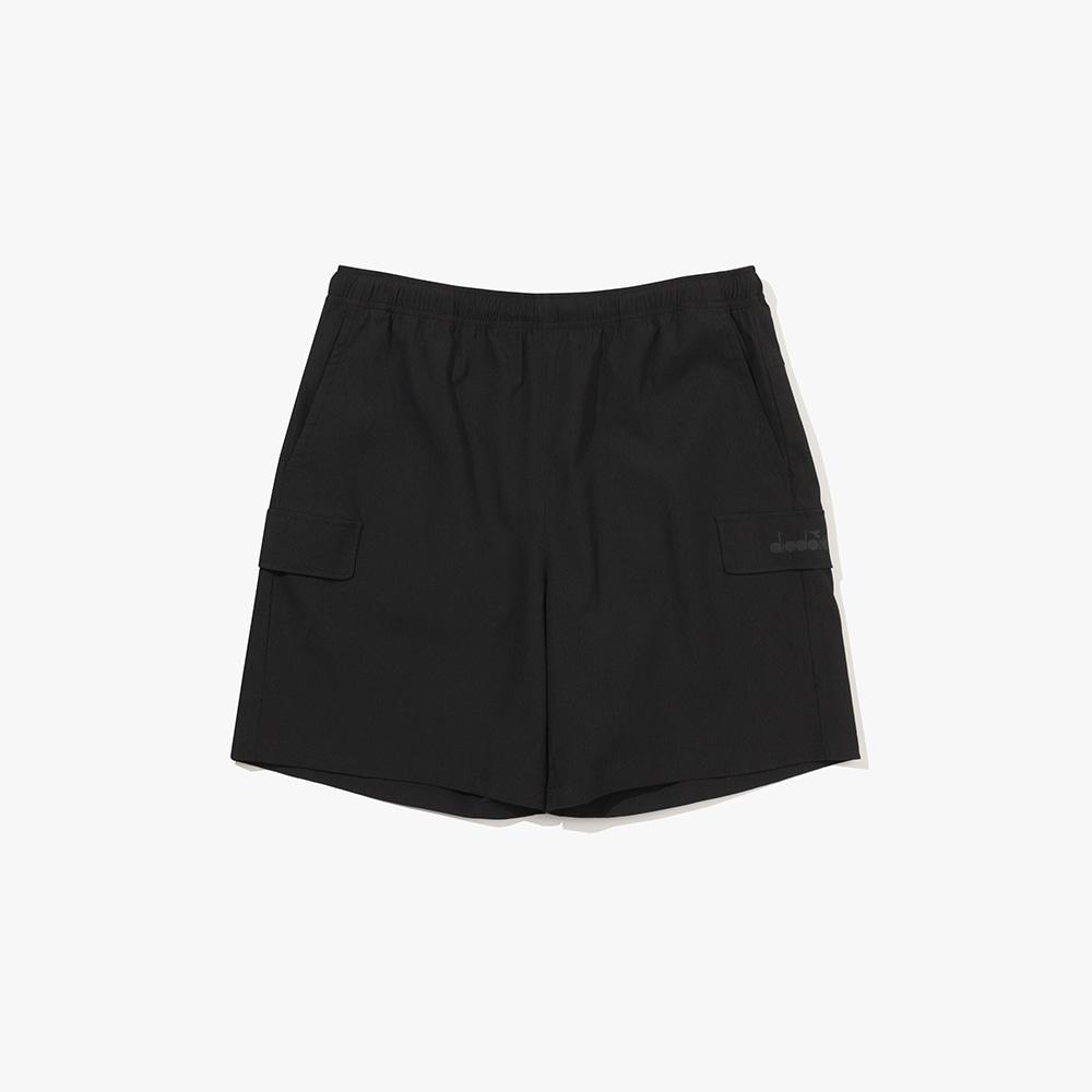 diadora Micro Pleated Shorts Black