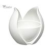 Water Culture Plant Holder Tulip Flower Shape Planter, 3D Printed Decorative Pot, Soil Cultivation Bowl Pot Modern Minimalist Container for