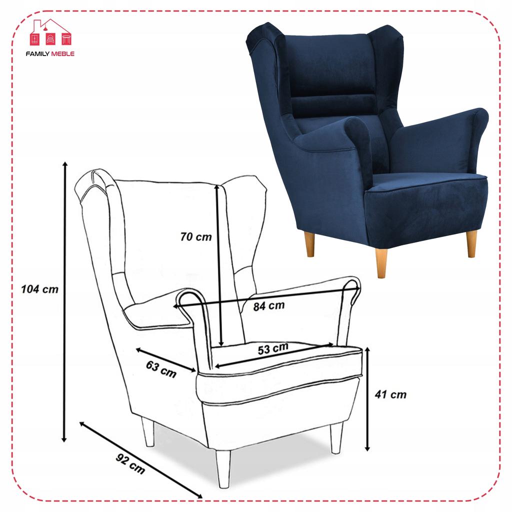 Zoja Wingback Sofa Set Scandinavian Armchairs Family Furniture Family Furniture