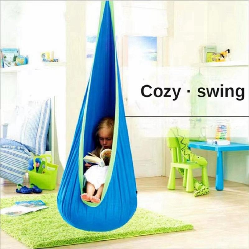Good-Hanging Chair Portable Parachute Cloth Swing Bed Indoor Courtyard Model With Inflatable Cushion Hanging Chair