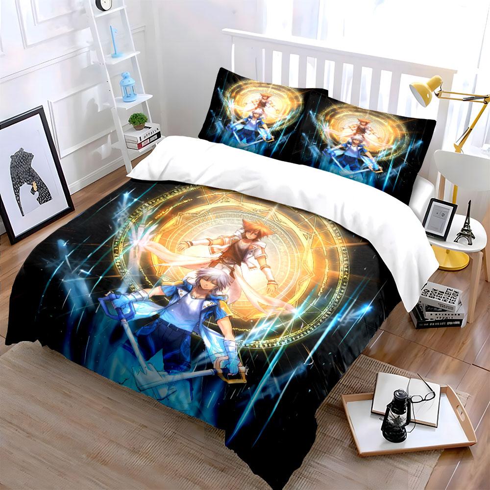Characters with Glowing Swords. Bedding Sets Duvet Cover Sets Duvet Covers Pillowcases(1*Duvet Cover 2*Pillowcases Without Duvet Insert)