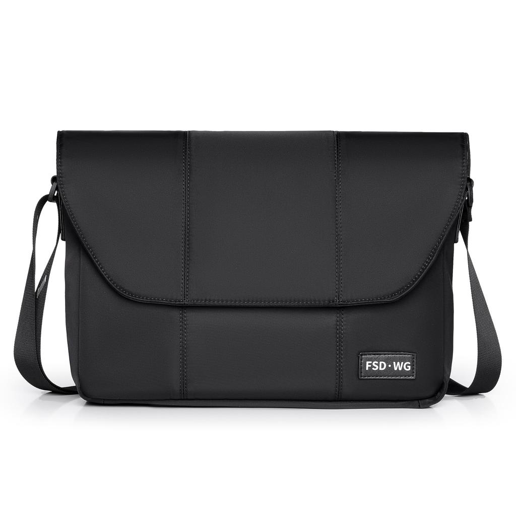 FSDWG Shoulder Messenger Crossbody for and Outdoors Bag, One-Shoulder Bag, Bag, Waterproof, 2-Way, Commuting, School, Travel,