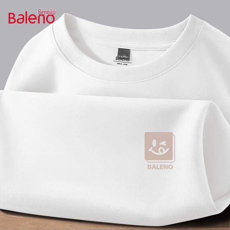 Baleno Men's Pure Cotton Long Sleeve T-shirt with BNL Logo