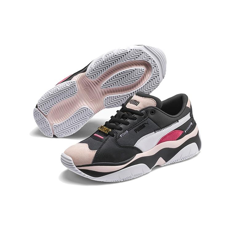 (WMNS) PUMA Storm Anti-Valentinstag Low-Top Laufschuhe Schwarz/Weiß Damen 372118-01