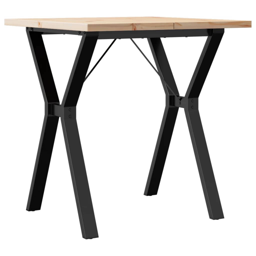 Vidaxl Dining Table with Y-Shaped Legs, 70X70X75.5 Cm