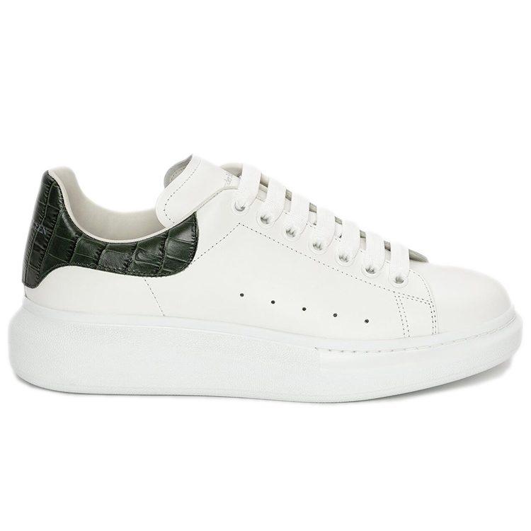 Alexander Mcqueen Oversized Sneaker 'White Forest Green Crocodile' 625162WIAFX9448