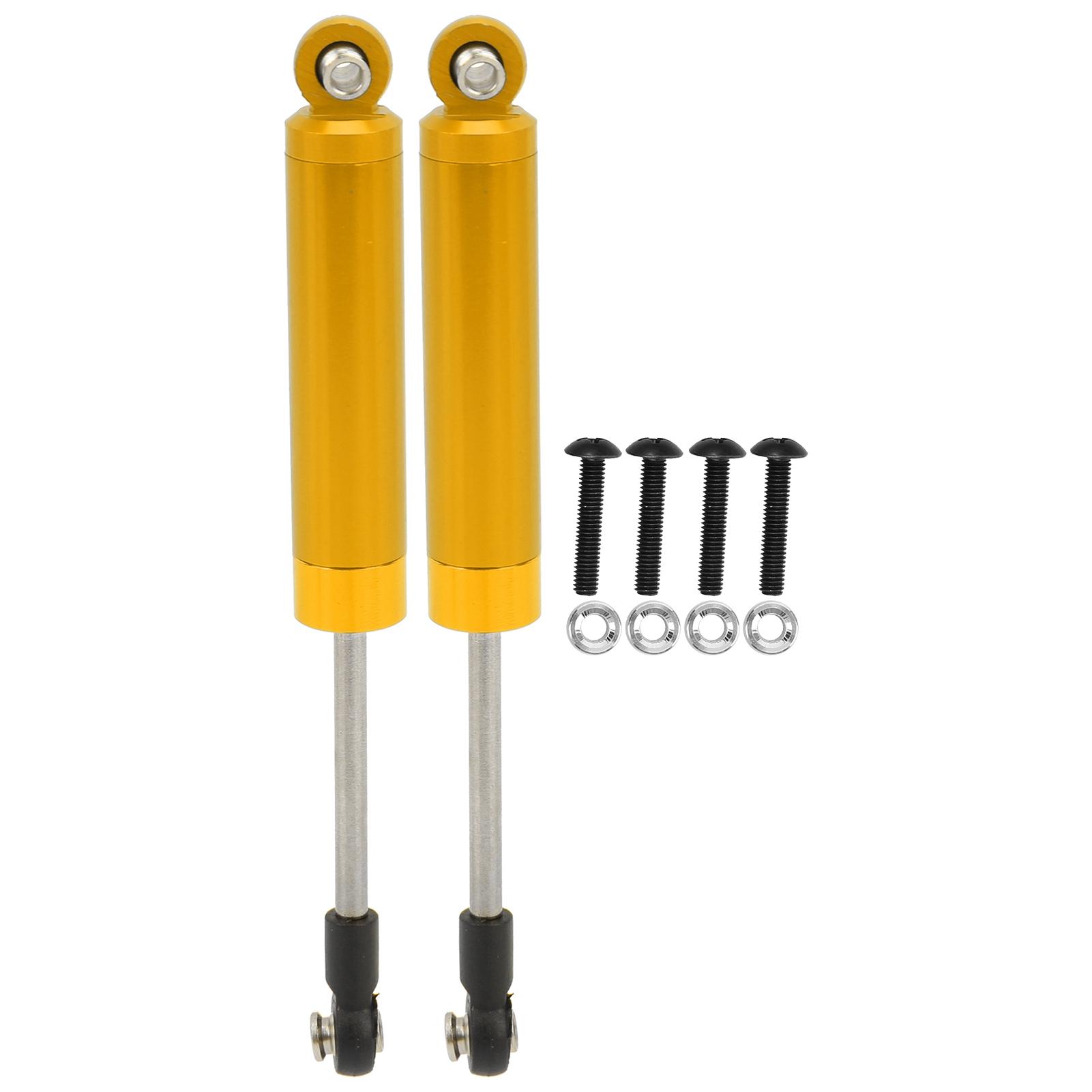 

2Pcs RC Aluminum 112mm Internal Spring Shock Absorber Damper for TRAXXAS SLASH 2WD RC Car золотий