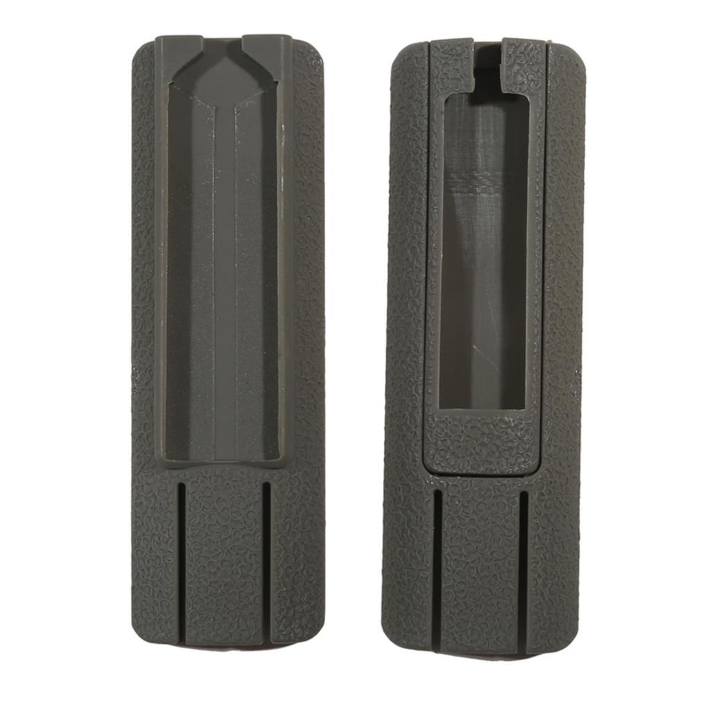 2pcs Practical Flashlight Mouse Tail Switch Card Slot Guide Rail Portable Scar Pocket Panel Remote Switch Pads