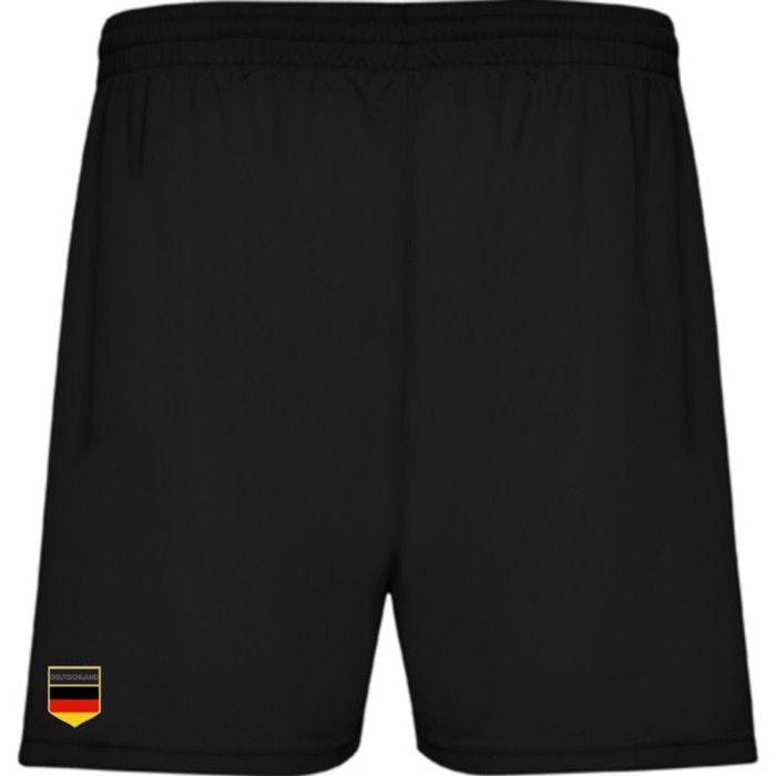 Ensemble Football Homme - Tee-shirt Blanc &amp; Short Noir, Inspiration Allemagne - - Blanc