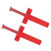 2PCS Red Leveling Measuring Tool Black Building Construction Fixture Durable Brick Line