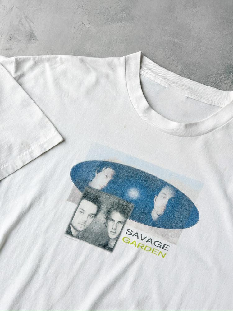

Savage Garden Тур Группа Футболка Подарок Для Фаната Белая Все Размеры S-5XL AR1330 Унисекс Футболка XL